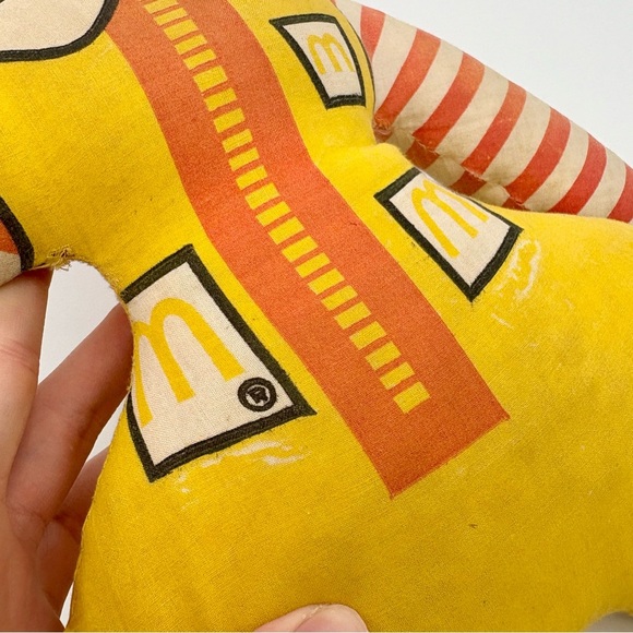 VINTAGE 1983 RONALD MCDONALD Advertising Mascot Plush Figure Doll McDonald’s - Picture 7 of 7